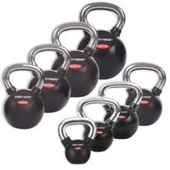 Sport-Thieme Kettlebell-Set "Gummiert Mit Glattem Chrom-Griff" 9 Sport-Thieme Kettlebell-Set "Gummiert Mit Glattem Chrom-Griff" -Fitnessgeräte 132 0839