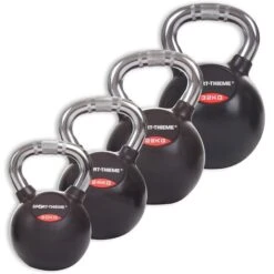 Sport-Thieme Kettlebell-Set "Gummiert Mit Chrom-Griff" 8 Sport-Thieme Kettlebell-Set "Gummiert Mit Chrom-Griff" -Fitnessgeräte 132 0927