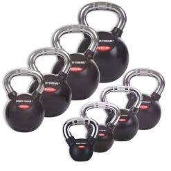 Sport-Thieme Kettlebell-Set "Gummiert Mit Chrom-Griff" 9 Sport-Thieme Kettlebell-Set "Gummiert Mit Chrom-Griff" -Fitnessgeräte 132 0930